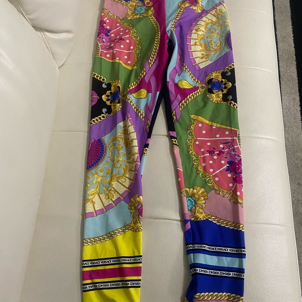 Versace Ventagli Leggings